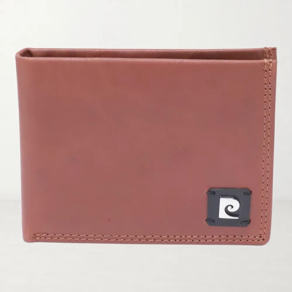 Billetera bifold Pierre Cardin café para hombre