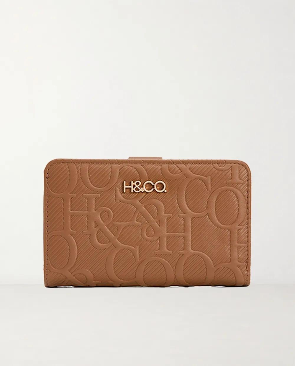 Billetera flap H&Co para mujer