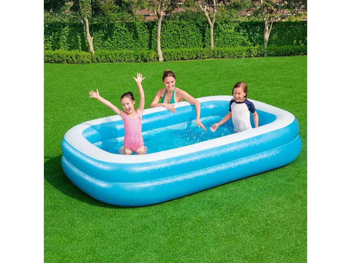 Piscina rectangular inflable Play Day con capacidad de 778 L - 262x175x51 cm