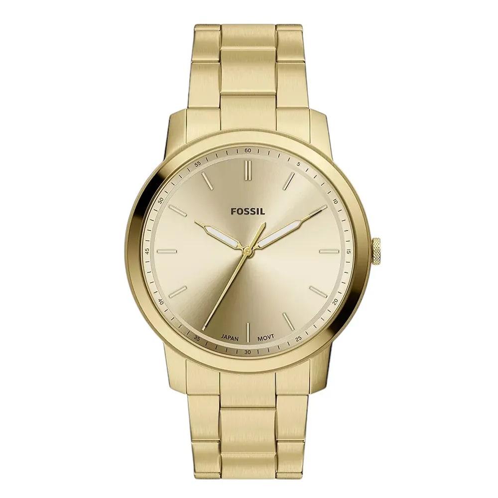 Reloj Fossil análogo de acero dorado para hombre