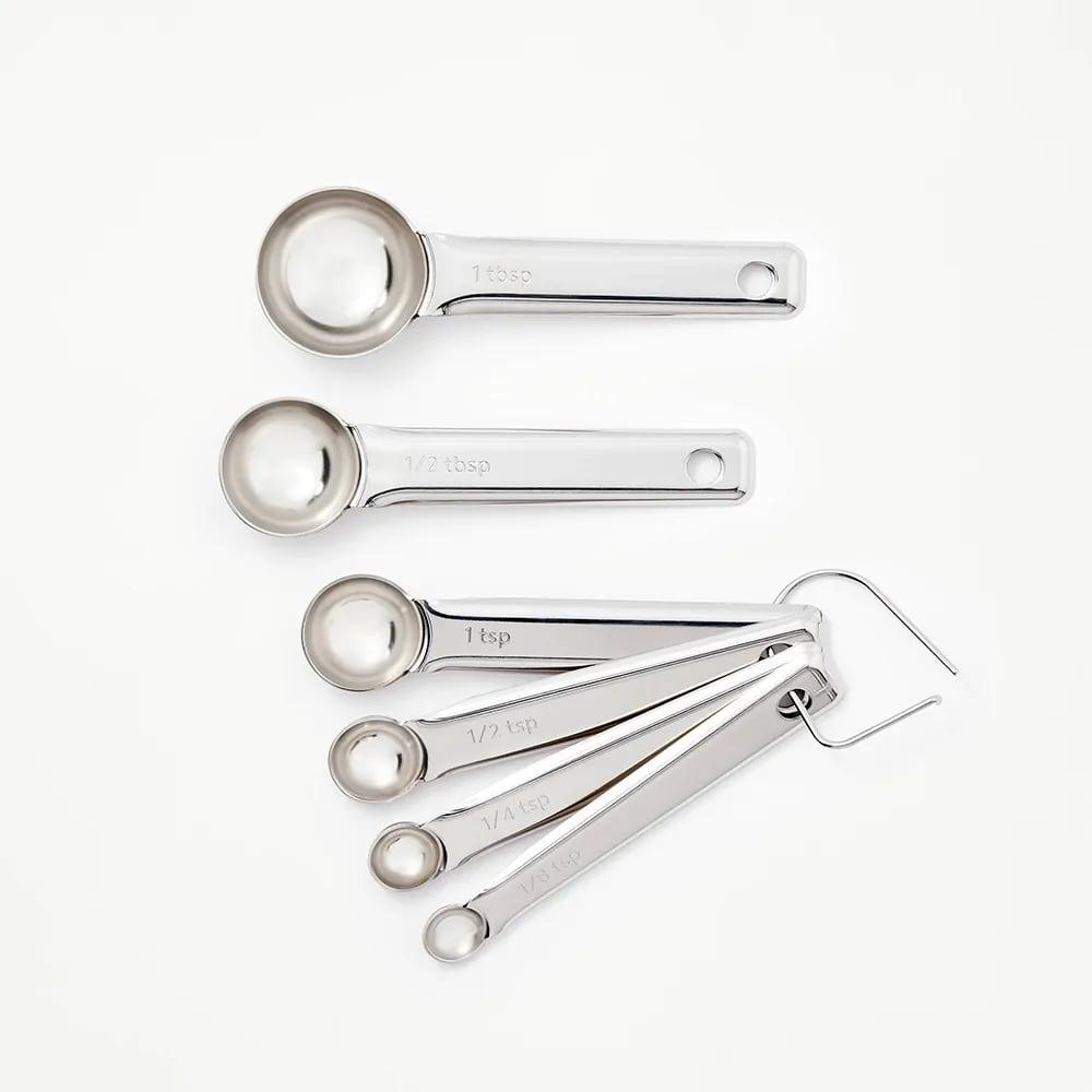 Set de cucharas medidoras Figmint de acero inoxidable 6 piezas