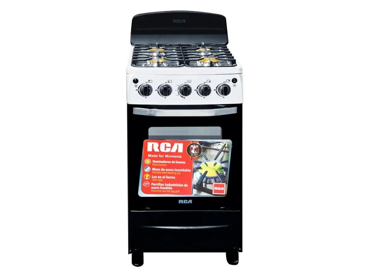 Cocina a gas RCA negra RCCR22C - 20 Pulgadas