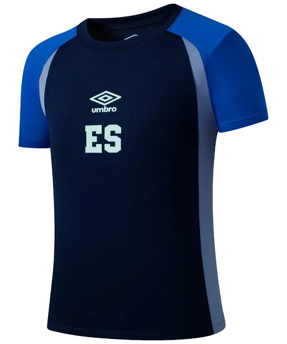Camiseta deportiva Umbro de entrenamiento Selecta 2026 navy color blocking para hombre