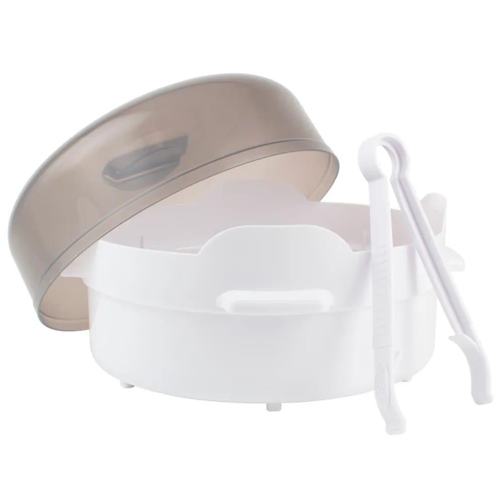 Esterilizador a vapor para microondas para 4 pachas