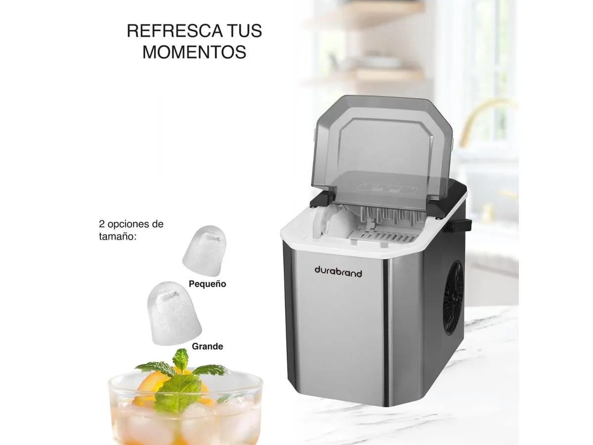 Máquina para fabricar hielo Durabrand Portátil capacidad 12 kg